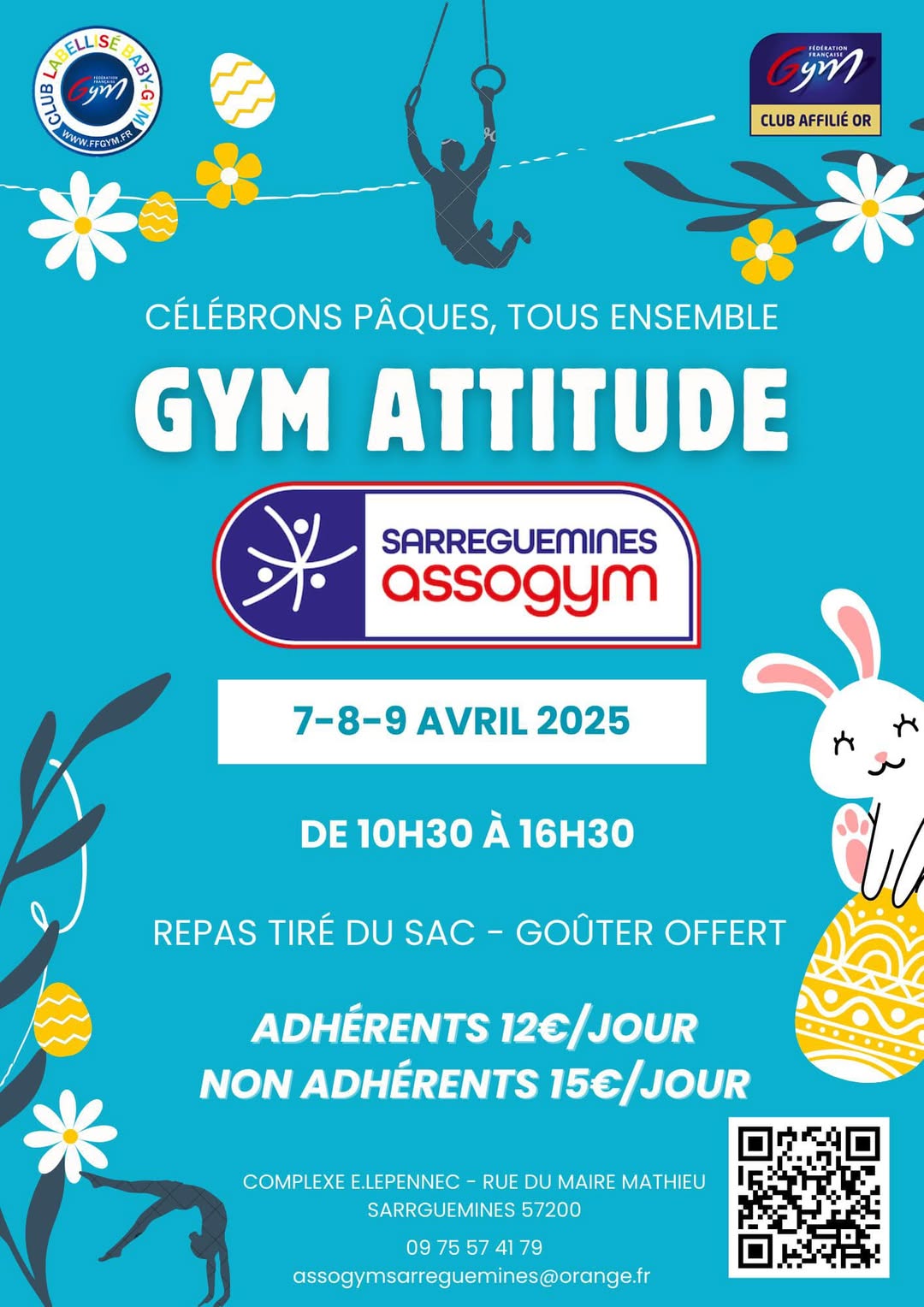 GYM ATTITUDE Pâques