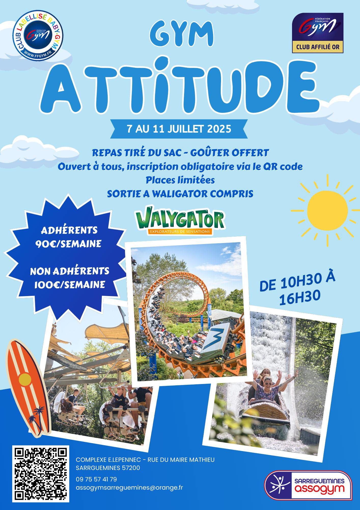 Gym Attitude 1ere semaine juillet