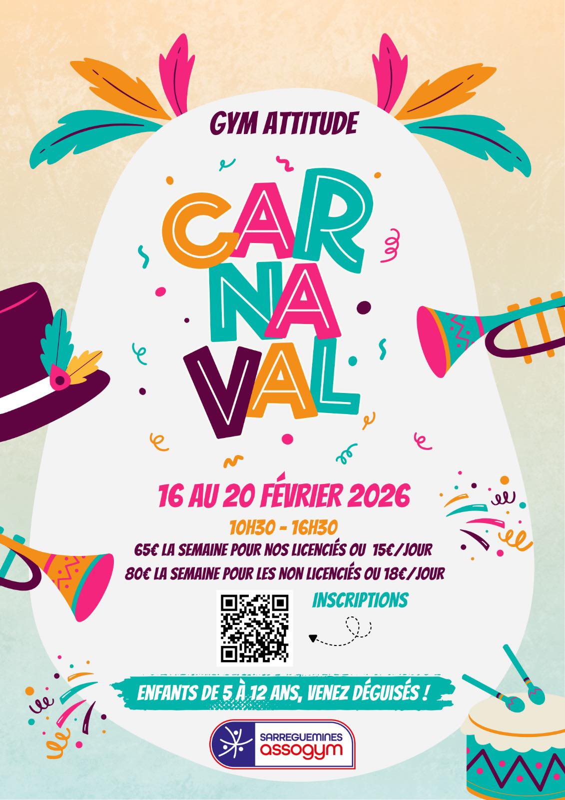 Gym attitude 2026 carnaval