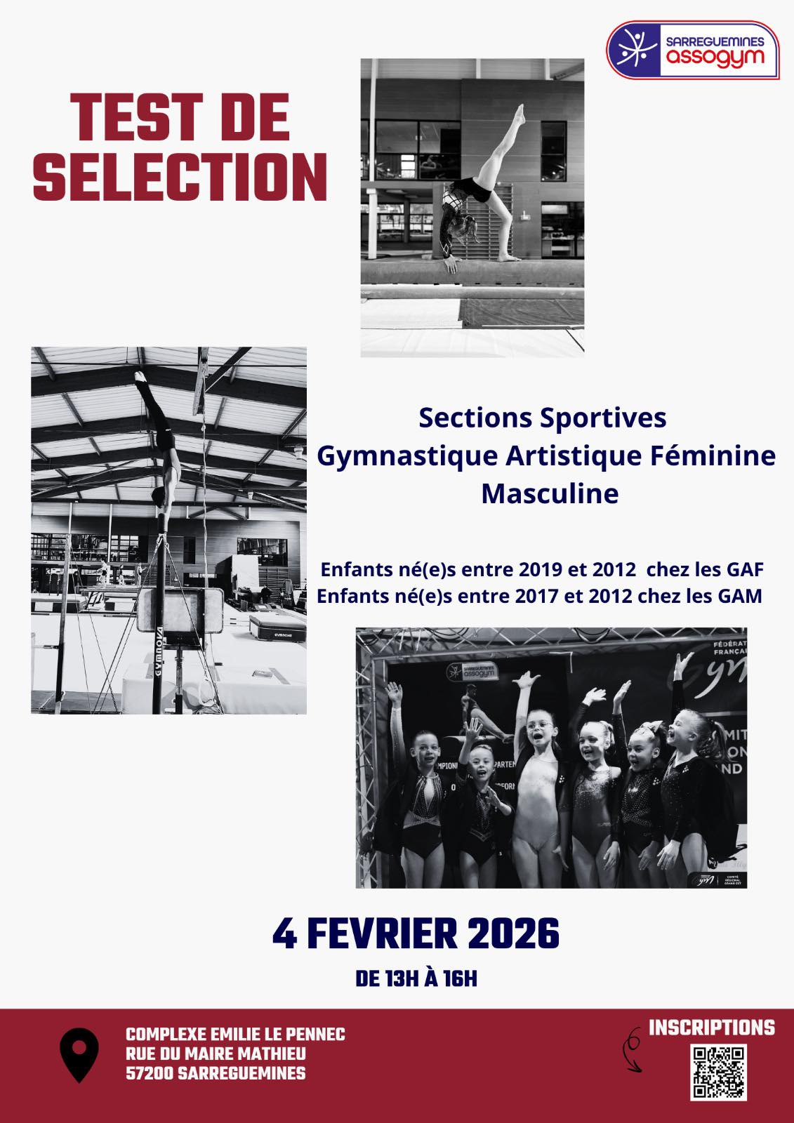 Sélection 2026