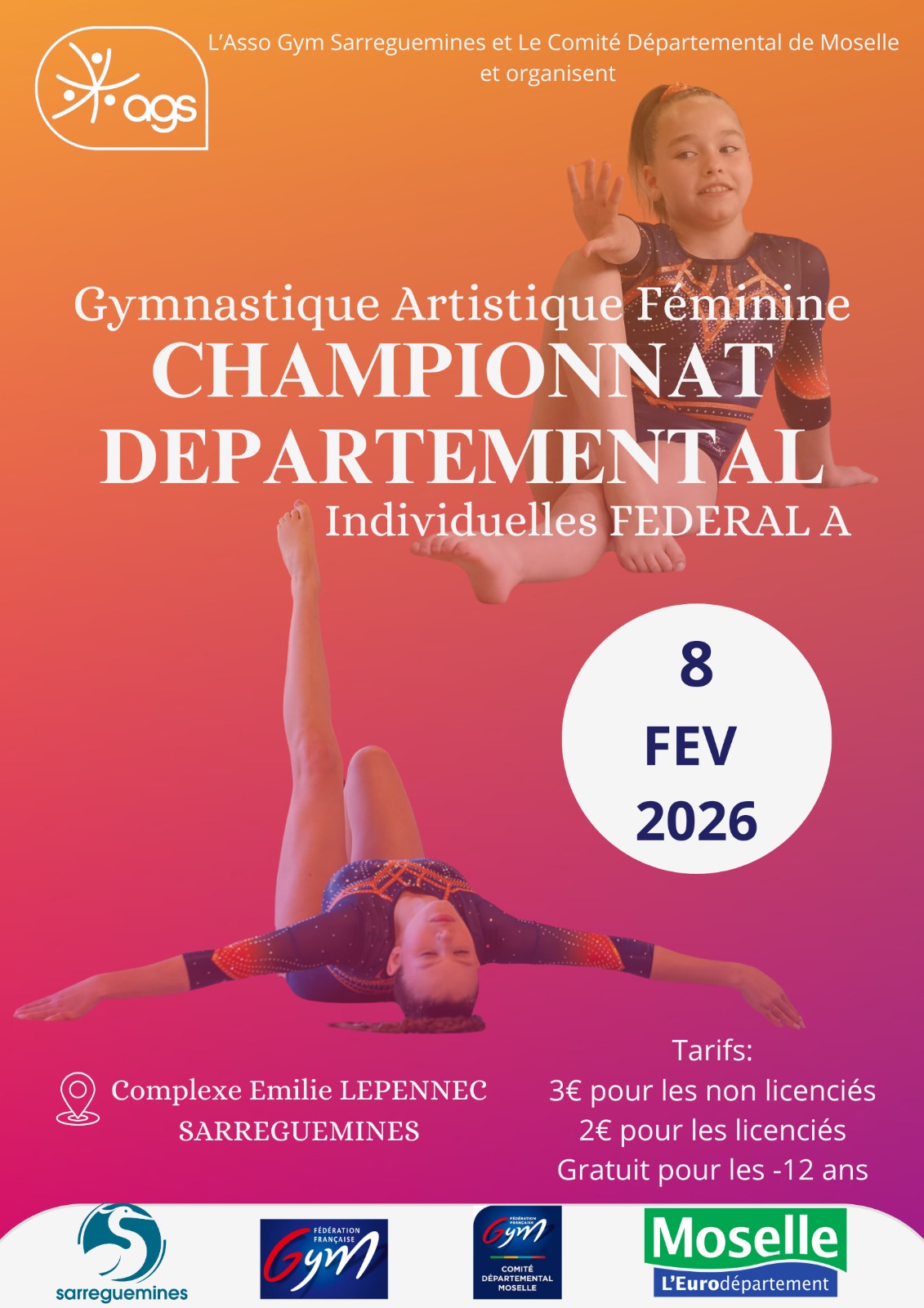 Championnat Départemental Fédéral A GAF Individuelles