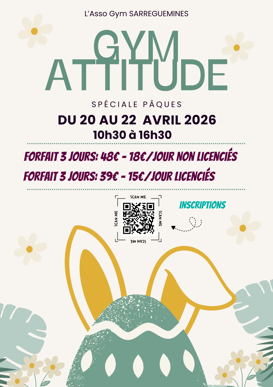 Gym Attitude Pâques