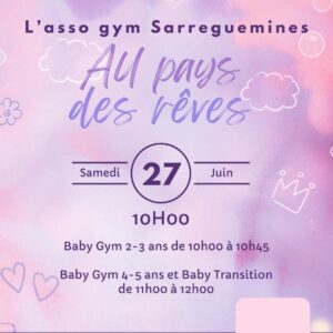 Fête du Club Baby Gym 2026
