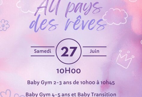 Fête du Club Baby Gym 2026