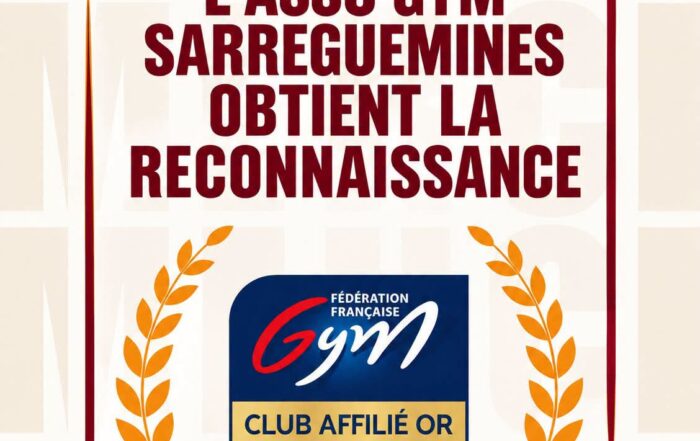 LE CLUB DÉCROCHE L’OR !